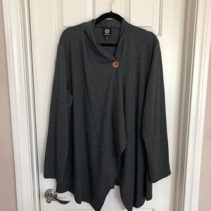 Gray Button Wrap